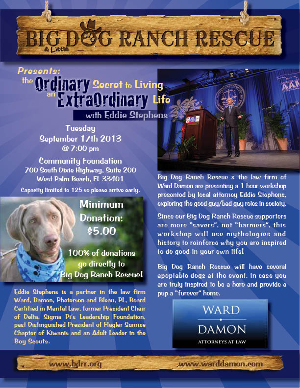 Big Dog Ranch rescue - Eddie Stephens