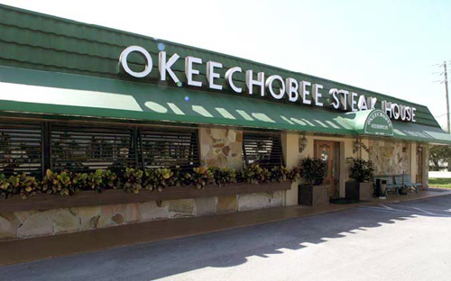 Eddie Stephens' favorite fine dining; Okeechobee Steakhouse