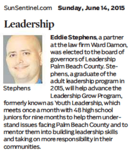 e stephens on the move