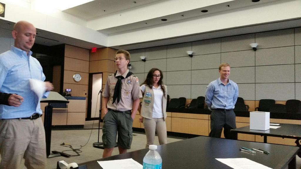 Constiutional Game Show hosted by Eddie Stephens