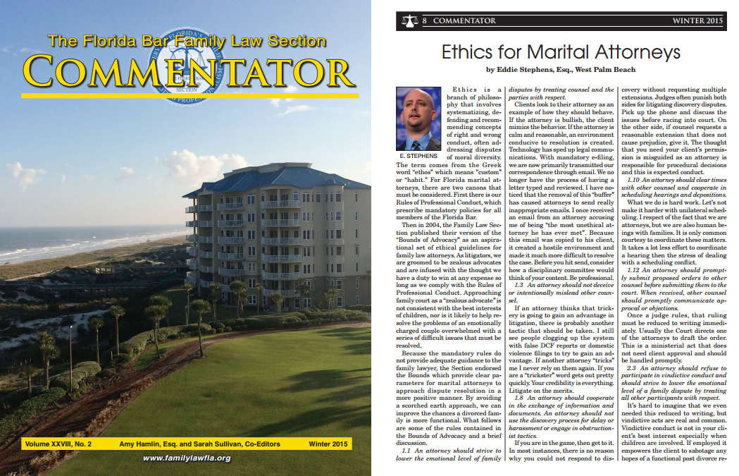 es ethics commentator